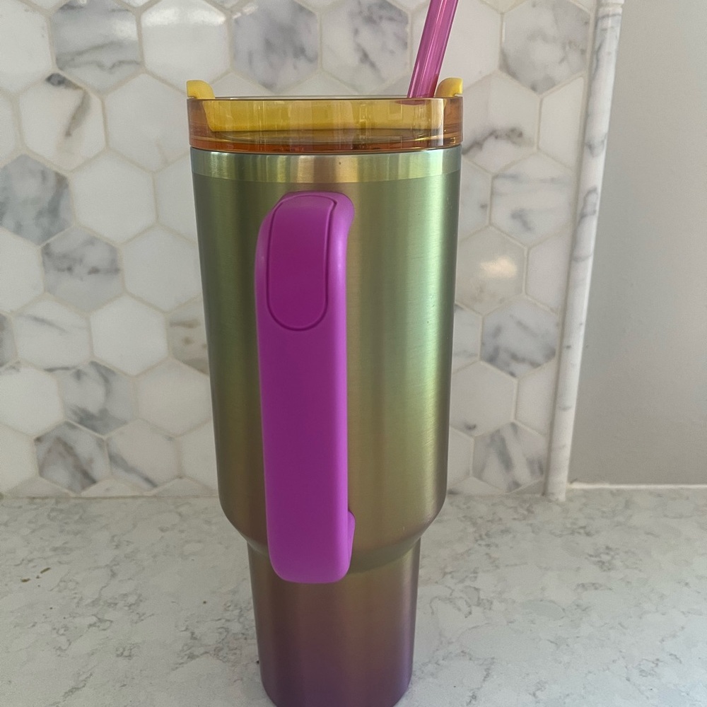 Starbucks Stanley Gradient Tumbler with Purple Handle - Picture 4 of 7